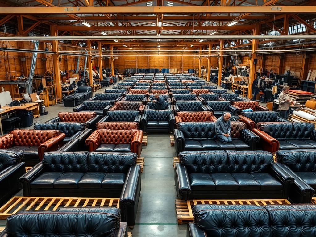 Furniture manufacturing floor